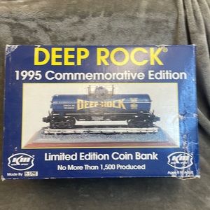 VTG Deep Rock Toy Train Bank 1995 Edition made by K-Line for Kerr McGee Oklahoma